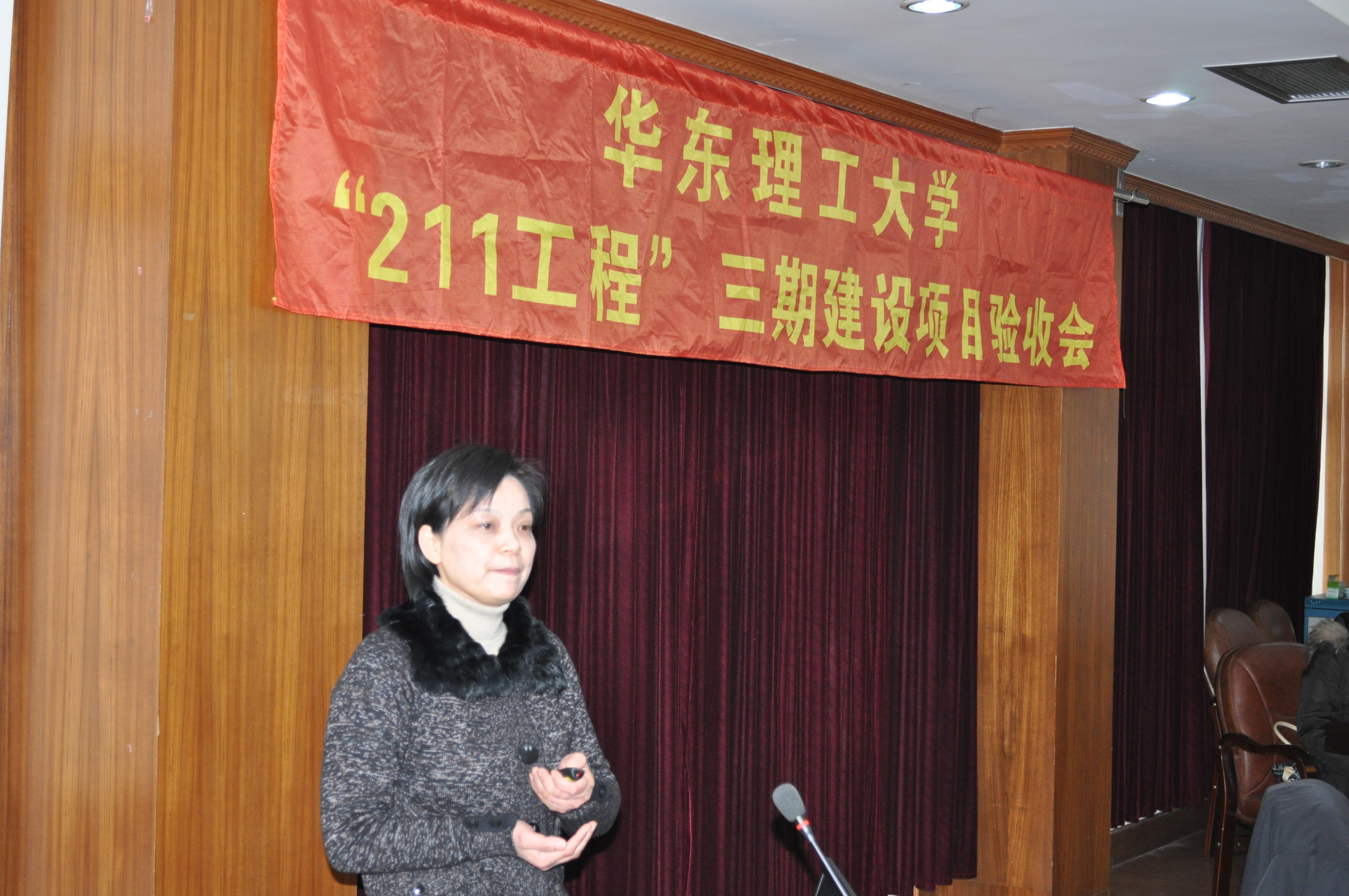 项目负责人国产自拍
常务副院长徐玉芳教授汇报工作